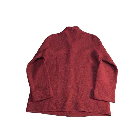 Jillian Jones 100% Wool Cardigan Sweater Women's Medium Buttoned Collared - Picture 2 of 6
